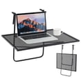 thumbnail image 1 of Costway Table de Balcon sur Rambarde avec Crochets Réglables, Table Suspendue Pliante pour Terrasse, Support pour Plantes, 1 of 10