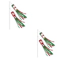 thumbnail image 3 of Baohd 2pièces Vacances Windsocks Drapeau Pendaison Facile et Large Application Noël Windsock Drapeau 2Set, 3 of 6