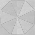 thumbnail image 1 of Ahgly Company Machine Washable Indoor Square Transitional Dark Gray Area Rugs, 5' Square, 1 of 7