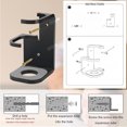 thumbnail image 3 of Acrylic Lightsaber Wall Mount Stand Light Saber Display Holder Vertical Displaying Rack with Screw Mounting Kit Personalized for Home  Decoration, 3 of 7