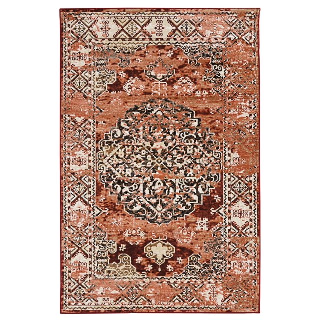 Tapis Vintage Nain Red & beige 8 pi x 10 pi