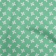 thumbnail image 1 of oneOone Velvet Sea Green Fabric Florals Craft Projects Decor Fabric Printed By The Yard 58 Inch Wide, 1 of 4