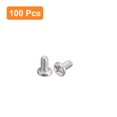 thumbnail image 3 of Unique Bargains M1x0.25x2mm Lot de 100 Vis Plates Rondes en Métal pour Machine à Entraînement Phillips, 3 of 5