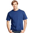 thumbnail image 1 of Hanes T-Shirts à Col Ras du Cou ComfortSoft pour Hommes, Lot de 4, L, Bleu Royal Foncé, 1 of 1