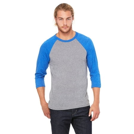 Bella + Canvas Unisex 3/4-Sleeve Baseball T-Shirt