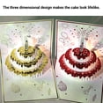 thumbnail image 4 of 3D Birthday Card with Music, Unique Foldable Light Up Celebration Card for Adults and Kids, 4 of 7