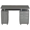 thumbnail image 1 of Techni Mobili Floating Modern Office Desk and Complete Computer Workstation, 1 of 5