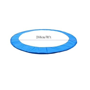EGNMCR 8ft Trampoline Padding Tear- Trampoline Surround Pad Round Trampoline Spring Cover - Trampoline Replacement Pad outer garment