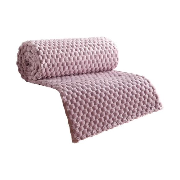 Soft Velvet Blanket Bed Couch Nap Cozy Thick Flannel Throw All Season Comfort Warmth 200x230cm Flock Material Durable Solid Color for Home Use