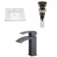 thumbnail image 1 of American Imaginations 25-in. W 1 Hole Ceramic Top Set In White Color - Overflow Drain Incl. AI-29922, 1 of 9