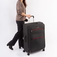 thumbnail image 2 of Air Canada Indigo Lite Collection Softside 28-Inch Checked Luggage, Expandable Large Spinner Suitcase with Rolling Wheels for Travel, 2 of 9
