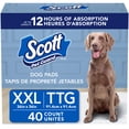 thumbnail image 1 of Scott Pet Guard Dog Pads - Dog Training Pee Pads for Large & Extra Large Dogs - Up to 12 Hour Absorbent odour Control - Easily Disposable Dog Pee Pads - Size XXL - 36" x 36" - 40 pack, 1 of 4