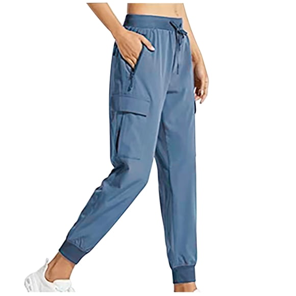 XZNGL Quick Dry Pants Women Womens Work Wear Jogging Pants, Nylon Quick Drying Hiking Pants, Sports, Fitness, Leisure, Outdoor Small Foot Pants Hiking Pants for Women Lightweight