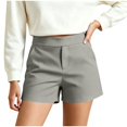 thumbnail image 4 of YanHoo Shorts de Golf pour Femmes Taille Haute Extensibles Shorts Courts Décontractés de Travail Plein Air Randonnée avec Poches, 4 of 8