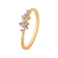 thumbnail image 1 of White Studded Wedding Ring Sterling Rings Women Fashion Jewelry, 1 of 9