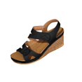 thumbnail image 2 of Gspmoly Women'S Sandals, Women'S Casual Open-Toe Wedge Sandals with Adjustable Ankle Strap, Comfortable Cushioned Insole, and Versatile Solid Colors for Spring and Summer Fashion Womens Sandals, 2 of 4