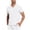 White, variant on Bocqde Scrub Tops for Men Men's Solid Color Scrubs Tops Plus Size Short Sleeve V Neck Working Nurse Unifrom with Pockets