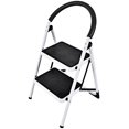 thumbnail image 2 of Patiojoy 2 Steps  Folding Ladder 330Lbs Heavy Duty Stool Portable Lightweight, 2 of 9