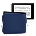 thumbnail image 5 of kwmobile Neoprene e-Reader Pouch Size 6 8-7"" eReader - Universal eBook Sleeve Case with Zipper - Dark Blue, 5 of 5