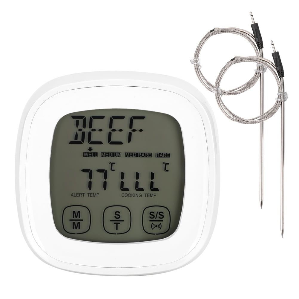 MAGT Thermomètre, thermomètre de Barbecue numérique à écran Tactile Haute précision avec Fonction de synchronisation pour Barbecue de Cuisine