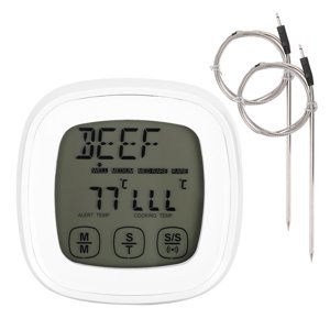 MAGT Thermomètre, thermomètre de Barbecue numérique à écran Tactile Haute précision avec Fonction de synchronisation pour Barbecue de Cuisine