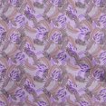 thumbnail image 1 of oneOone Silk Tabby Mauve Fabric Tropical Leaf Sewing Craft Projects Fabric Prints By Yard 42 Inch Wide, 1 of 5