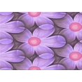 thumbnail image 1 of Ahgly Tapis Rectangulaire Lavable en Machine Orchidée Violet, 2 Pieds x 3 Pieds, 1 of 7