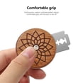 thumbnail image 4 of Dvkptbk Rosewood Bread Cutter Ufo Bread Cutter European Portable Round Soft Bread Cutter Bread Grooming Knife Bread Cutter Bread Grooming Knife Kitchen & Dining, 4 of 5