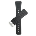 thumbnail image 1 of Bandini Bracelet de Montre en Caoutchouc 18 mm, Noir, Compatible Sport avec Casio Databank et Plus, 2 Barres à Ressort Incluses, 1 of 5