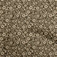 thumbnail image 1 of oneOone Rayon Brown Fabric Asian Batik Floral Craft Projects Decor Fabric Printed By The Yard 56 Inch Wide, 1 of 4