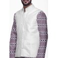 thumbnail image 4 of Atasi Kurta Pyjama pour Homme Veste Col Mandarin Indien Imprimé Ensemble de Tenue Ethnique, 4 of 5