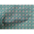 thumbnail image 5 of oneOone Cotton Cambric Aqua Blue Fabric Retro Map Craft Projects Decor Fabric Printed By The Yard 42 Inch Wide, 5 of 5