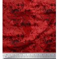 thumbnail image 1 of Soimoi Poly Georgette Fabric Leaves & Texture Printed Fabric 1 Yard 52 Inch Wide, 1 of 2