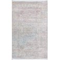 thumbnail image 1 of Turkish Geometric Oriental Distressed Ivory Area Rug, 1 of 1