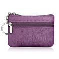 thumbnail image 4 of MesaSe ESTONE Soft Men  Card Coin Key Holder Zip Genuine Leather Wallet Pouch Bag Purse, 4 of 17