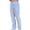 Sky Blue, variant on Mens Casual Pants Elastic Waist Drawstring Lightweight Trousers Solid Color Outdoor Daily Pant with Pockets White S