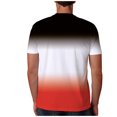 thumbnail image 5 of cfhntfmh Mens T-Shirts 2025 Trendy Summer Gradient Color Short Sleeve Workout Tees Plus Size Sports Tops, 5 of 5