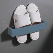 Wzzjkit Slipper Storage Rack Bathroom Slippers Rack Wall Mounted Toilet Slippers Rack Wall Shoe Storage