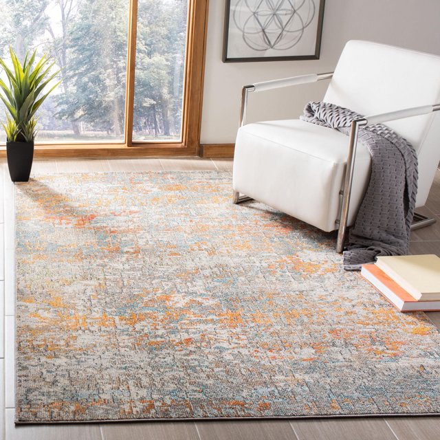 SAFAVIEH Madison Kebo Vintage Abstract Area Rug