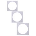 thumbnail image 4 of Miangastore 3pcs Layer Cake Mold Square Acrylic Cake Board Cake Scraping Plate Cake Tools, 4 of 9