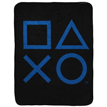 Playstation Kids Plush Fleece Throw, 100% Polyester