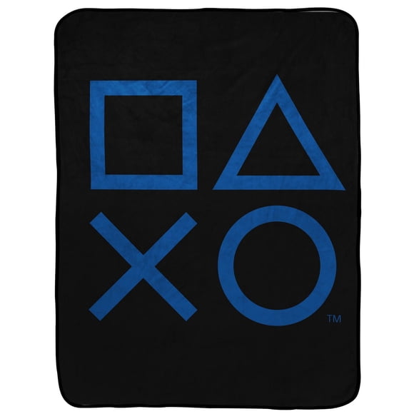 Playstation Kids Plush Fleece Throw, 100% Polyester