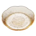 thumbnail image 1 of jifeng Assiette à Fruits Support Multifonctionnel pour Fruits Dessert Collation Transparent Or, 1 of 8