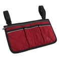 thumbnail image 4 of Sac de Rangement pour Fauteuil Roulant Couleur Noire, Sac de Rangement pour Accoudoir de Fauteuil Roulant pour Scooter de Mobilité Cadre de Marche, 4 of 7