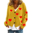 thumbnail image 2 of LOVZFMLL Cardigan for Women‘s Casual Cardigan Button Printed Fashion Jacket Coat, 2 of 4