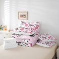thumbnail image 5 of YST 7-Piece Comforter Set with Decorative Sheet Set, Pink Lips Diva Theme, Full Size, Polyester, Bed in a Bag, 5 of 5