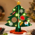 thumbnail image 4 of Interactive Felt Christmas Tree for , Holiday Decor Play Set with Removable Ornaments, Creative Toddler Activity for Family Fun, Festive Wall Hanging Decorations for Children's Room, 4 of 6
