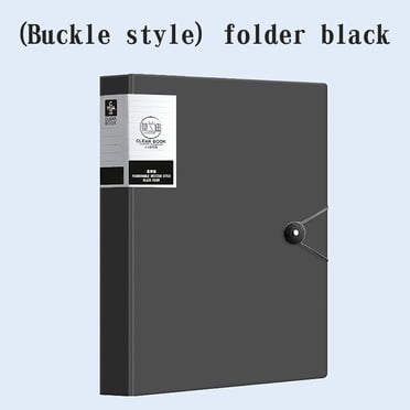 EGNMCR File Folder, File Organizer 80 Page A4 Data Book, Music Score Folder, Certificate Collection Book, Test Paper Storage Book, Transparent Insert Folder Transparent Insert Folder