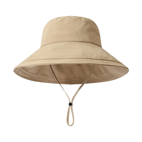 Bucket Hats For Men Women Unisex Summer Sun Hat Wide Brim Breathable Lightweight Adjustable Drawstring Outdoor Travel Beach