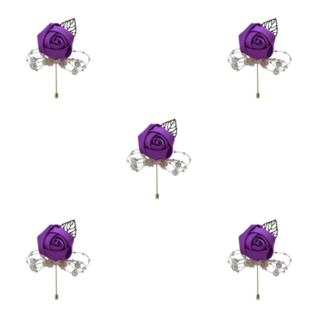 relayinert Broche Moderne Minimaliste Épingle Unique et à la Mode Pièce Déclarée Épingles de Luxe pour Mariages Rouge Violet 5Ensemble